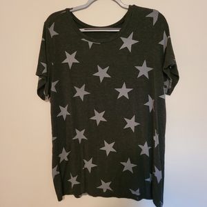 Super Soft Grey Star Tee
